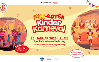 Kleine Narren ganz groß: Kinderkarneval der Narrenzunft Gelb-Rot