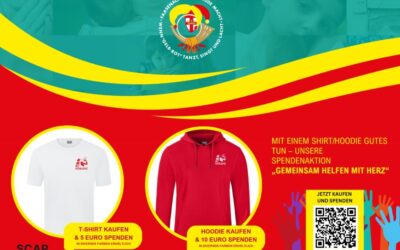 Mit einem Shirt Gutes tun – unsere Spendenaktion „Gemeinsam helfen mit Herz“